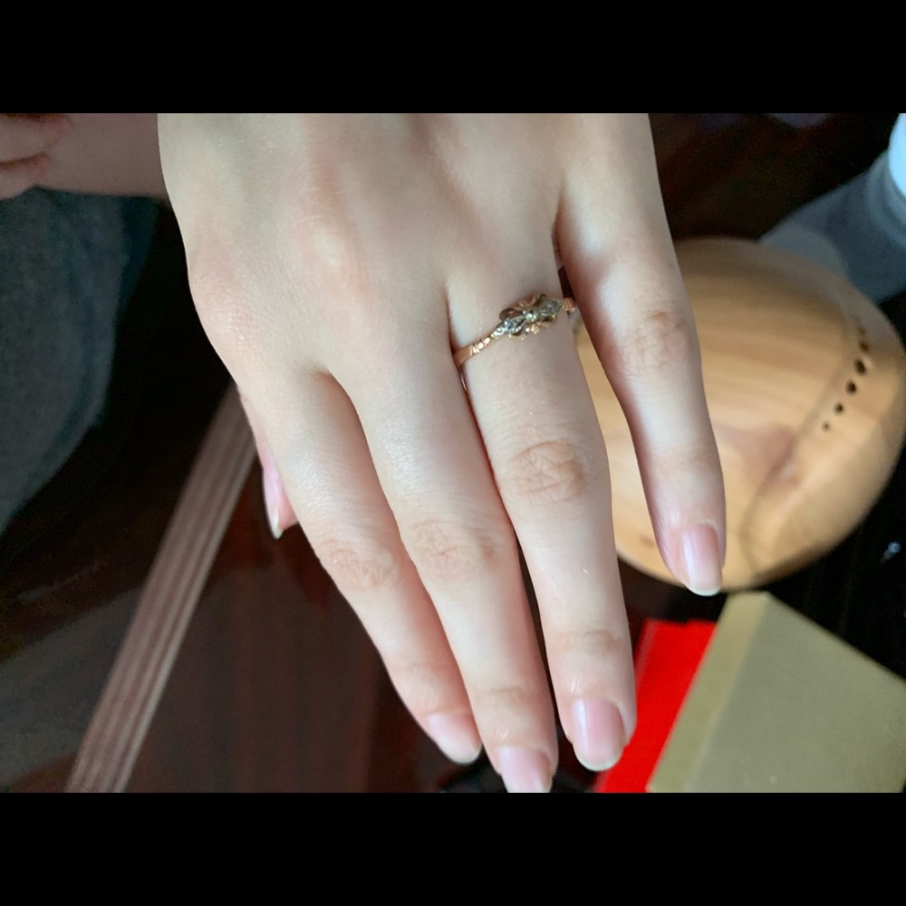 New 14k (585) solid gold  ring - Picture 3 of 5